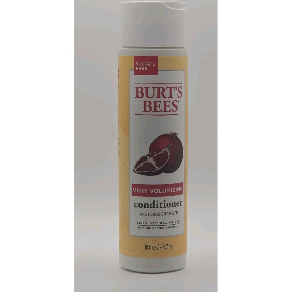 Burt's Bees Very Volumizing Conditioner w/ Pomegranate 10 Fl Oz New